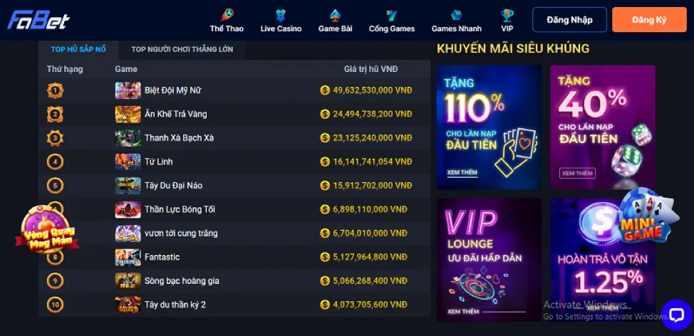 Khuyến Mãi Độc Quyền 98win9 win